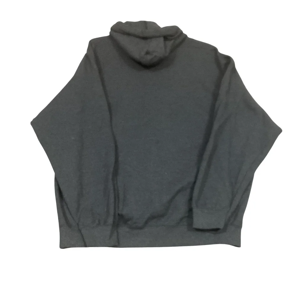 Gildan Heavy Blend Sweat Transformation Hoodie Mens XL Gray Graphic Gym Pullover - Picture 3 of 9